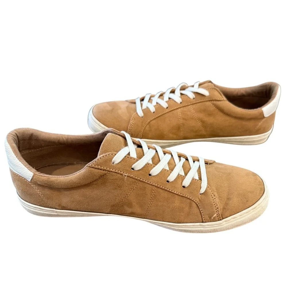 Old Navy Men's Court Sneakers Brown Suede 1994‎ Heel Size 10